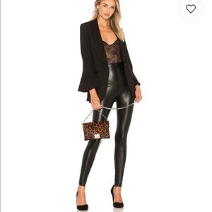 COMMANDO PERFECT CONTROL FAUX LEATHER LEGGING SZS